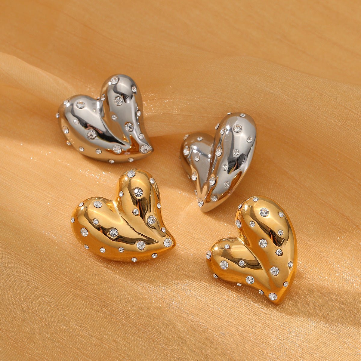 ACOOE 18K Gold Geometric Drop Earrings 04 - ACOOE