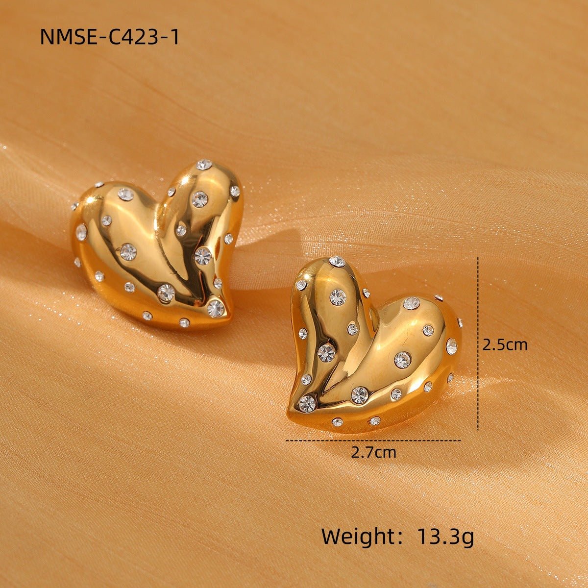 ACOOE 18K Gold Geometric Drop Earrings 04 - ACOOE