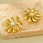 ACOOE 18K Gold Geometric Drop Earrings 08 - ACOOE