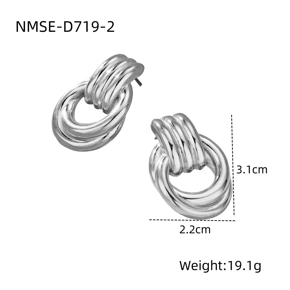 ACOOE 18K Gold Geometric Drop Earrings for Women 05 - ACOOE