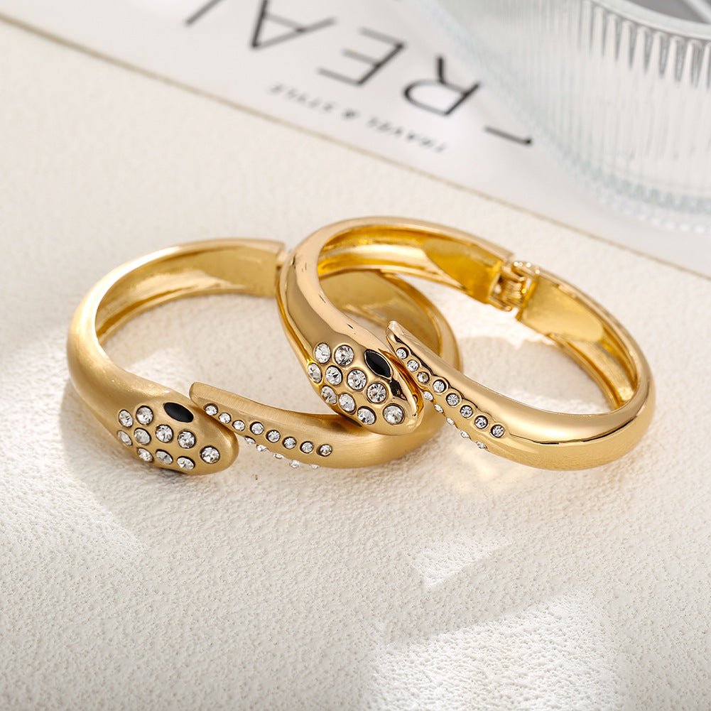 ACOOE 18K Gold lovely Snake Bracelet for gift 01 - ACOOE