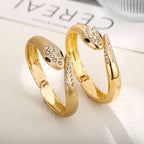 ACOOE 18K Gold lovely Snake Bracelet for gift 01 - ACOOE