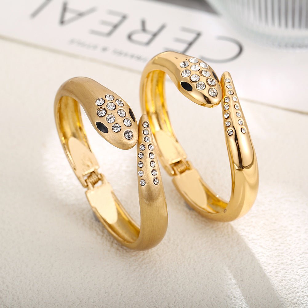 ACOOE 18K Gold lovely Snake Bracelet for gift 01 - ACOOE