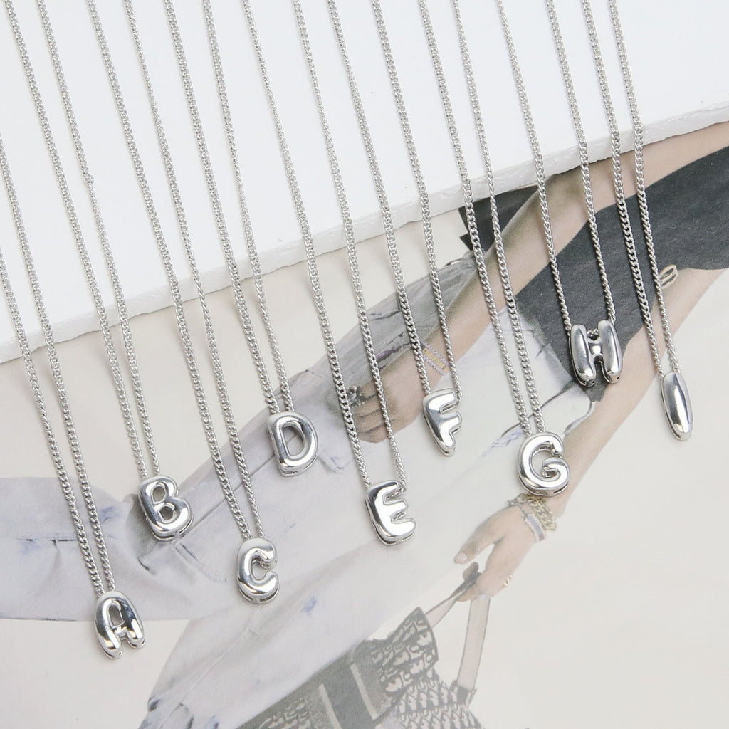 ACOOE 18K Gold Plated DIY 26 Letter Heart Necklace 06 - ACOOE