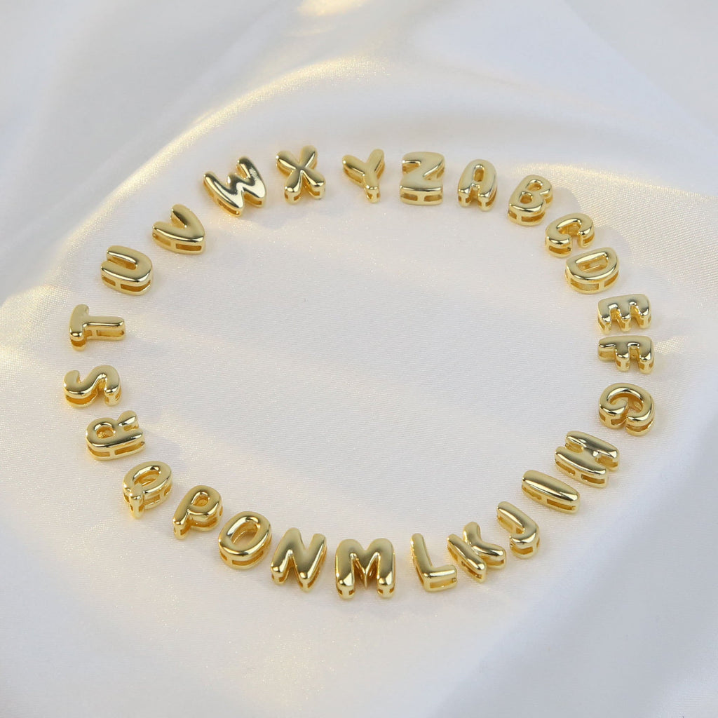 ACOOE 18K Gold Plated DIY 26 Letter Heart Necklace 06 - ACOOE
