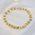 ACOOE 18K Gold Plated DIY 26 Letter Heart Necklace 06 - ACOOE