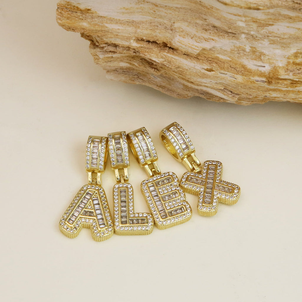 ACOOE 18K Gold Plated DIY 26 Letter Heart Pendant Necklace 02 - ACOOE