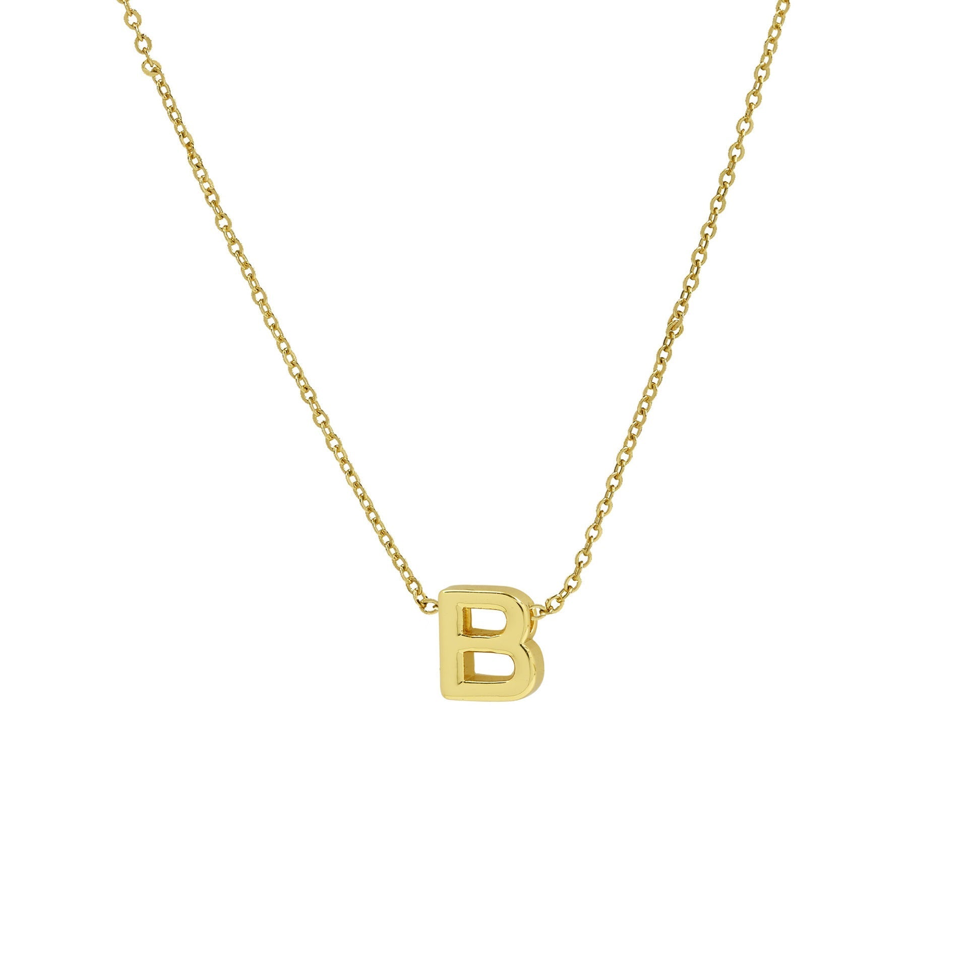 ACOOE 18K Gold Plated DIY 26 Letter Heart Pendant Necklace 03 - ACOOE
