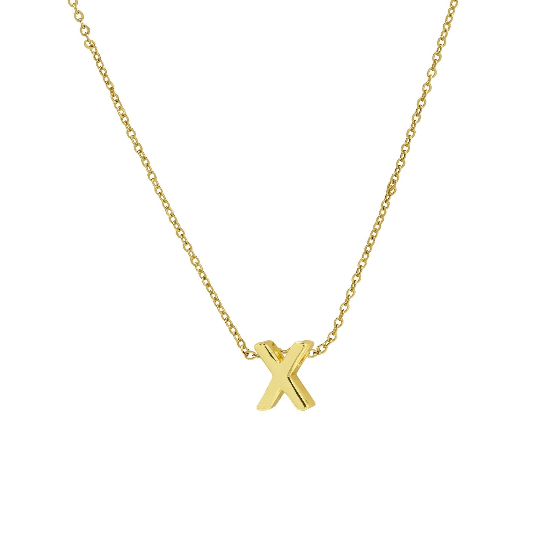 ACOOE 18K Gold Plated DIY 26 Letter Heart Pendant Necklace 03 - ACOOE