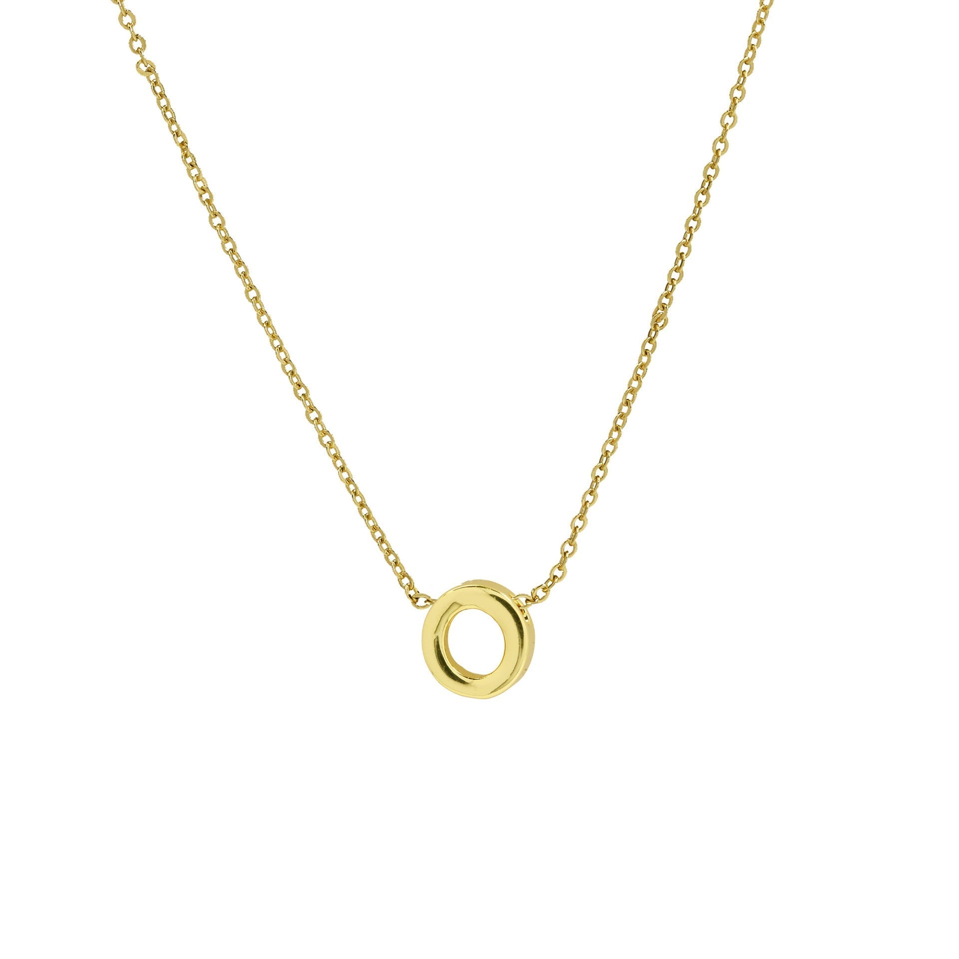 ACOOE 18K Gold Plated DIY 26 Letter Heart Pendant Necklace 03 - ACOOE