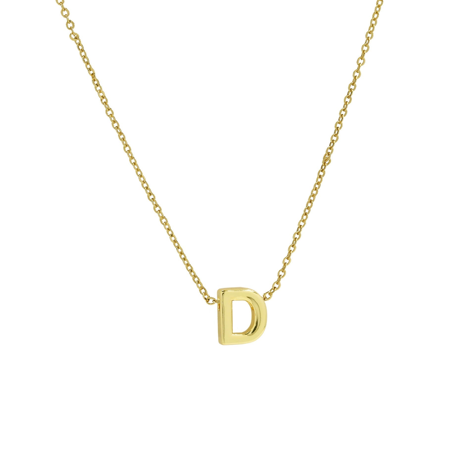 ACOOE 18K Gold Plated DIY 26 Letter Heart Pendant Necklace 03 - ACOOE