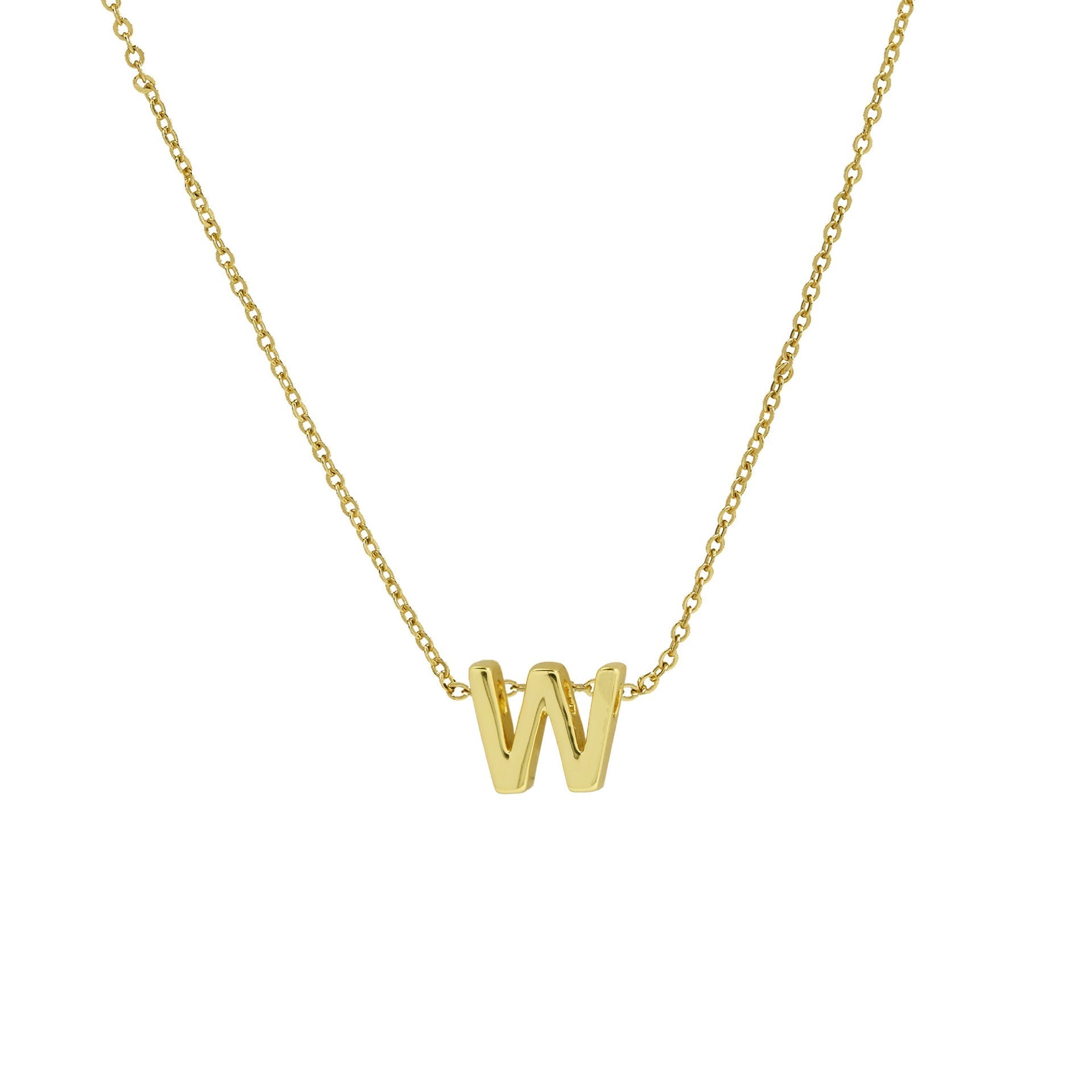 ACOOE 18K Gold Plated DIY 26 Letter Heart Pendant Necklace 03 - ACOOE