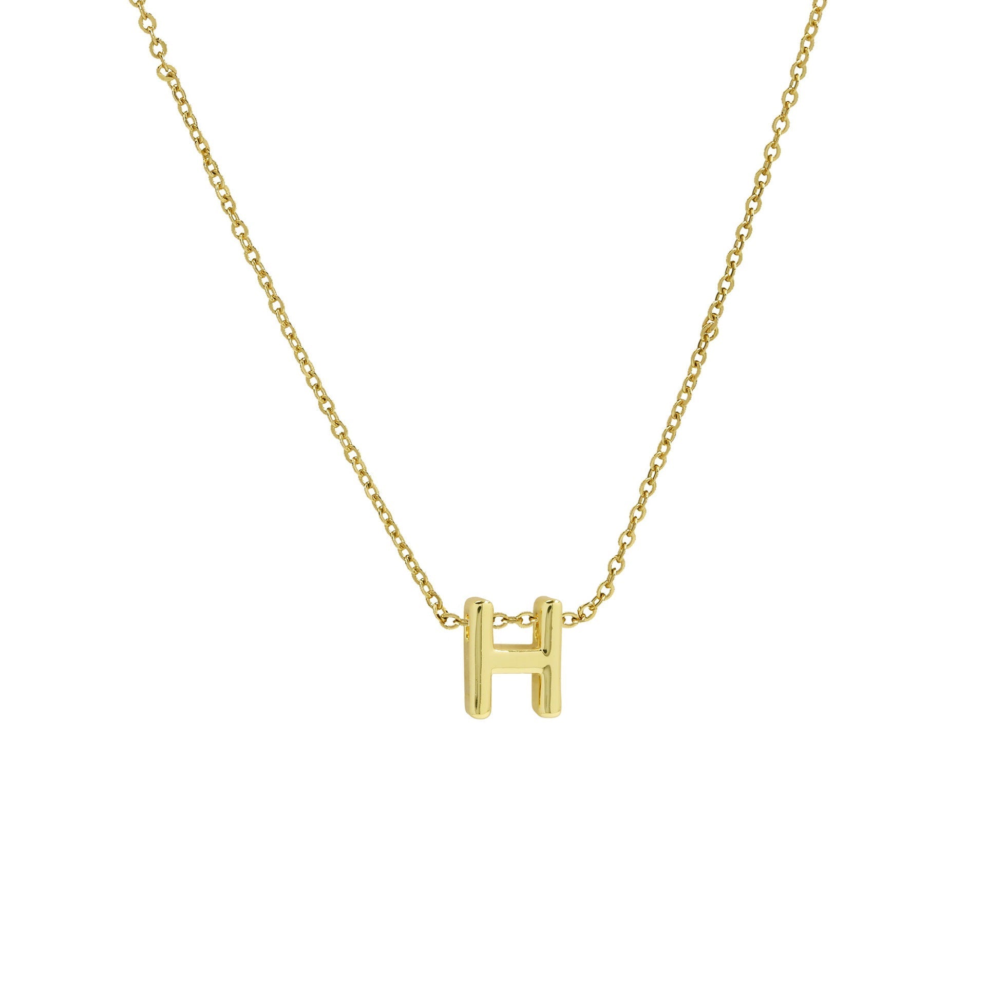 ACOOE 18K Gold Plated DIY 26 Letter Heart Pendant Necklace 03 - ACOOE