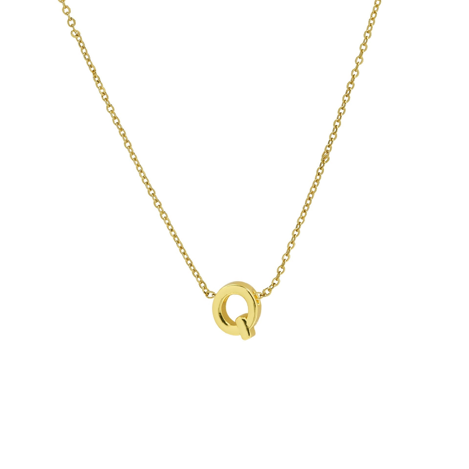 ACOOE 18K Gold Plated DIY 26 Letter Heart Pendant Necklace 03 - ACOOE