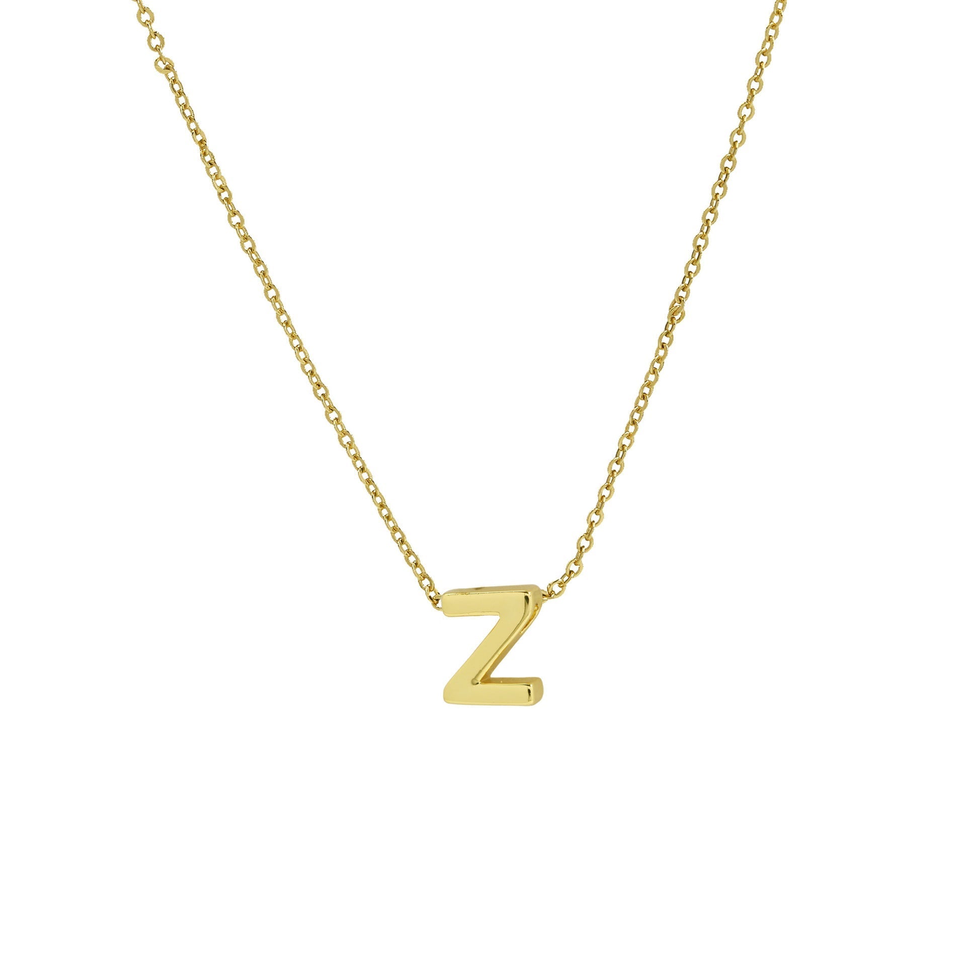 ACOOE 18K Gold Plated DIY 26 Letter Heart Pendant Necklace 03 - ACOOE