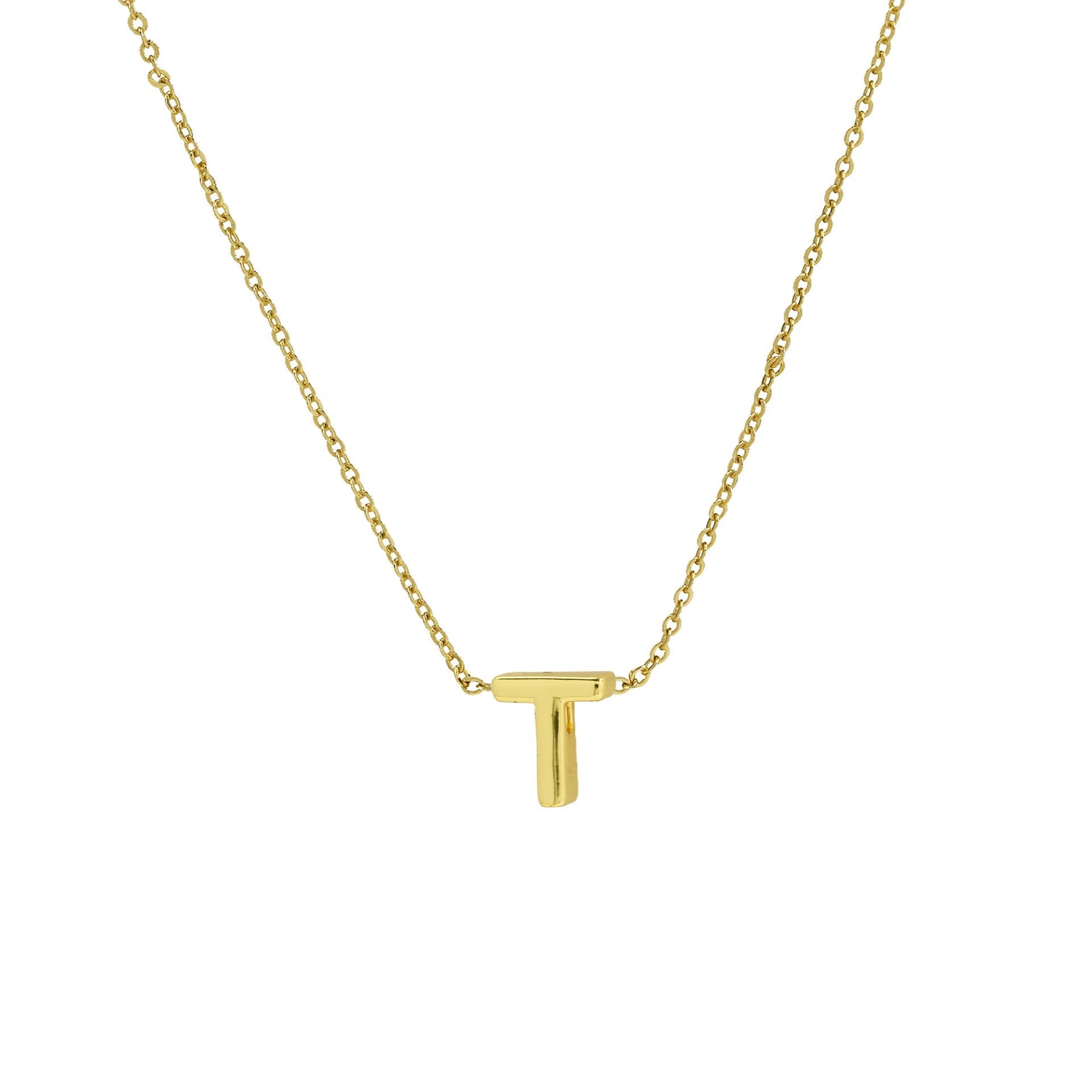 ACOOE 18K Gold Plated DIY 26 Letter Heart Pendant Necklace 03 - ACOOE