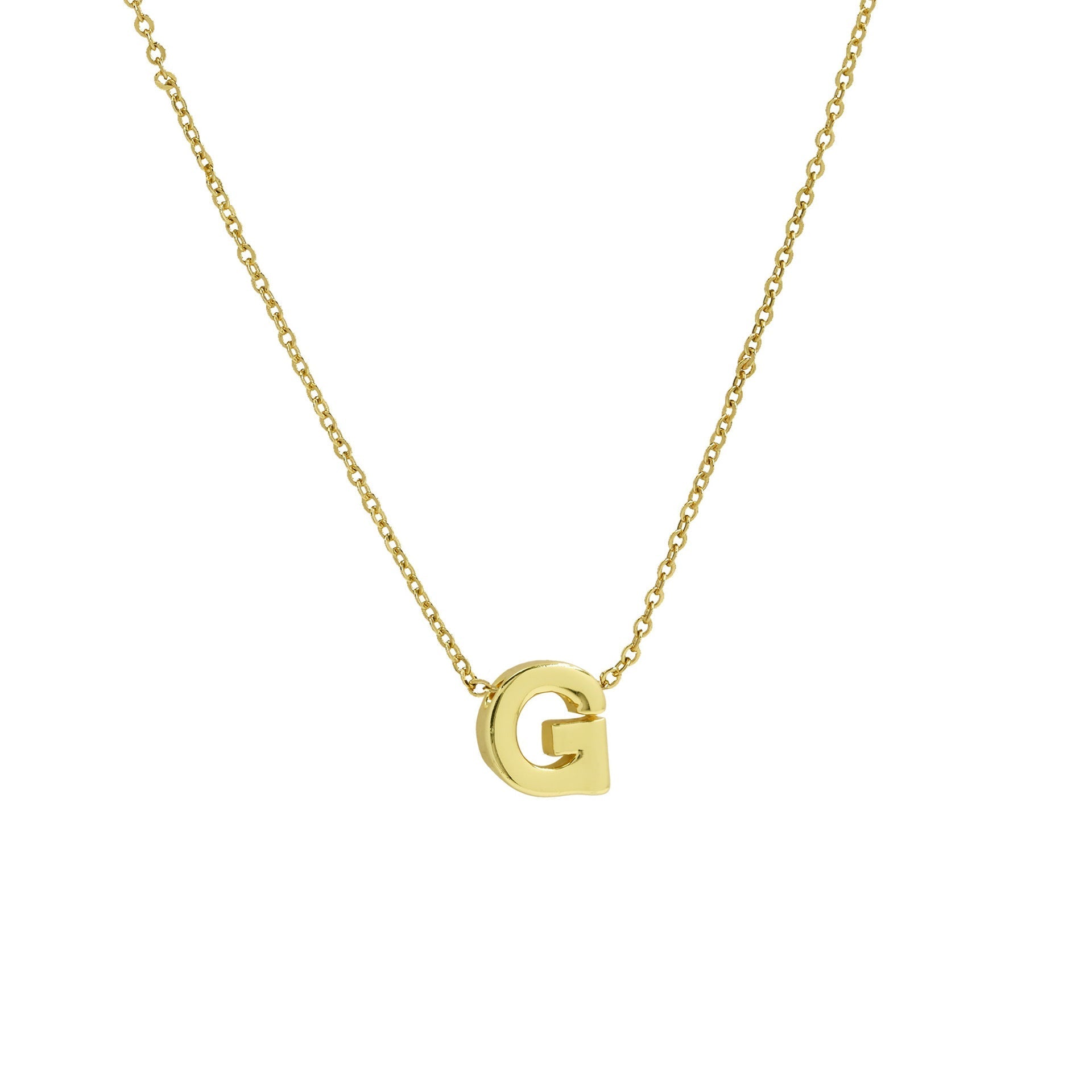 ACOOE 18K Gold Plated DIY 26 Letter Heart Pendant Necklace 03 - ACOOE