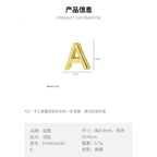 ACOOE 18K Gold Plated DIY 26 Letter Heart Pendant Necklace 03 - ACOOE