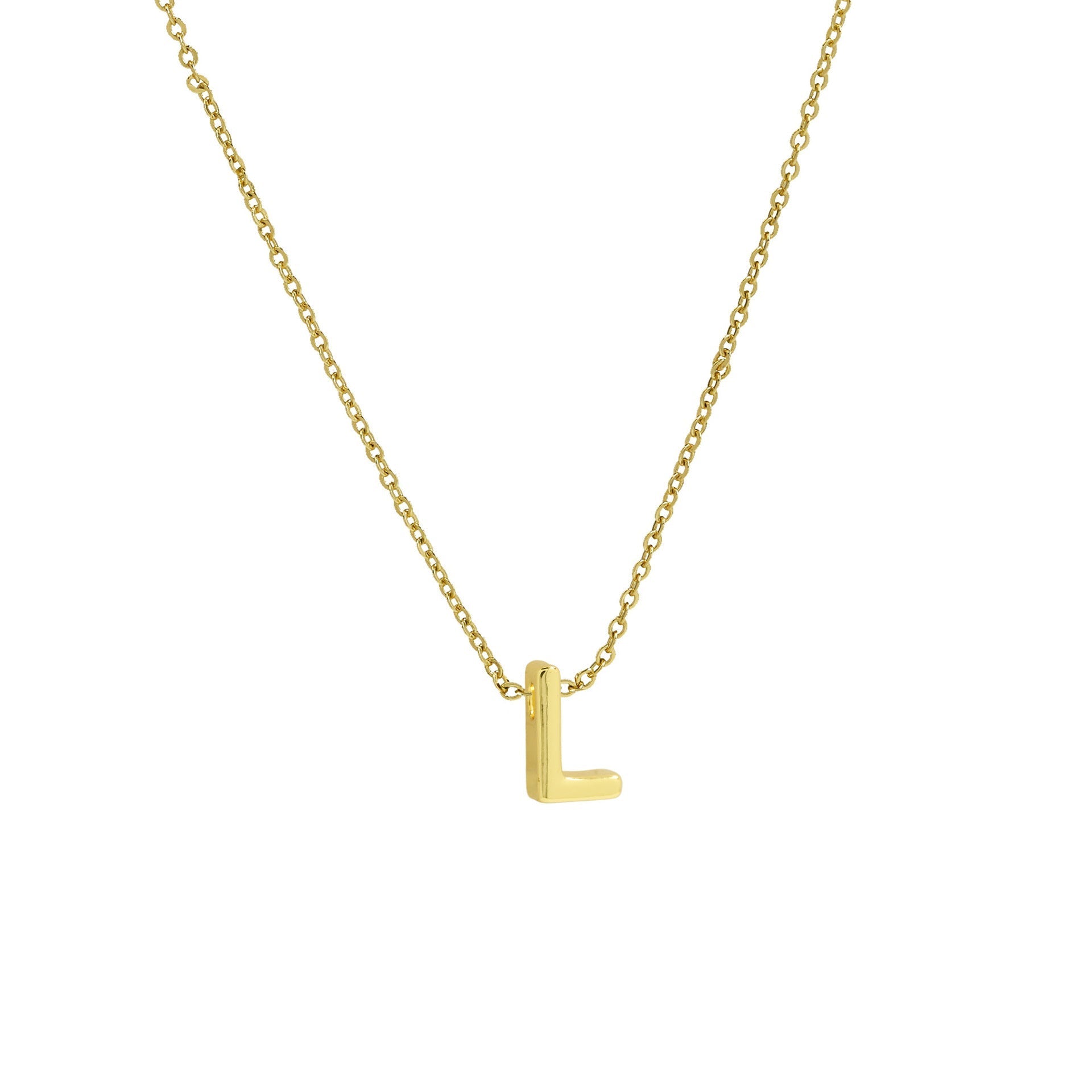 ACOOE 18K Gold Plated DIY 26 Letter Heart Pendant Necklace 03 - ACOOE