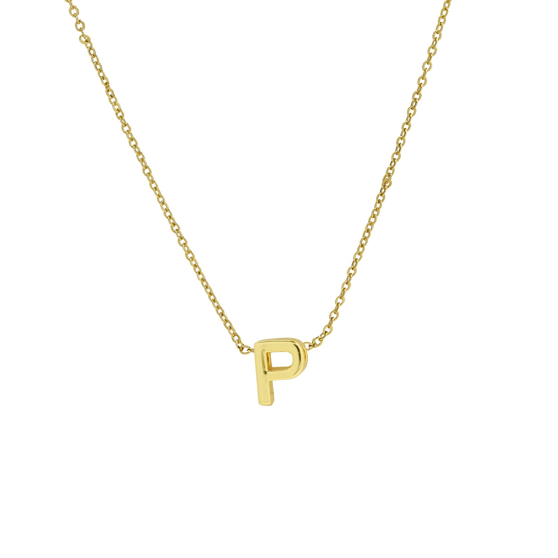 ACOOE 18K Gold Plated DIY 26 Letter Heart Pendant Necklace 03 - ACOOE