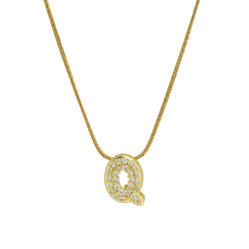 ACOOE 18K Gold Plated DIY 26 Letter Heart Pendant Necklace 04 - ACOOE