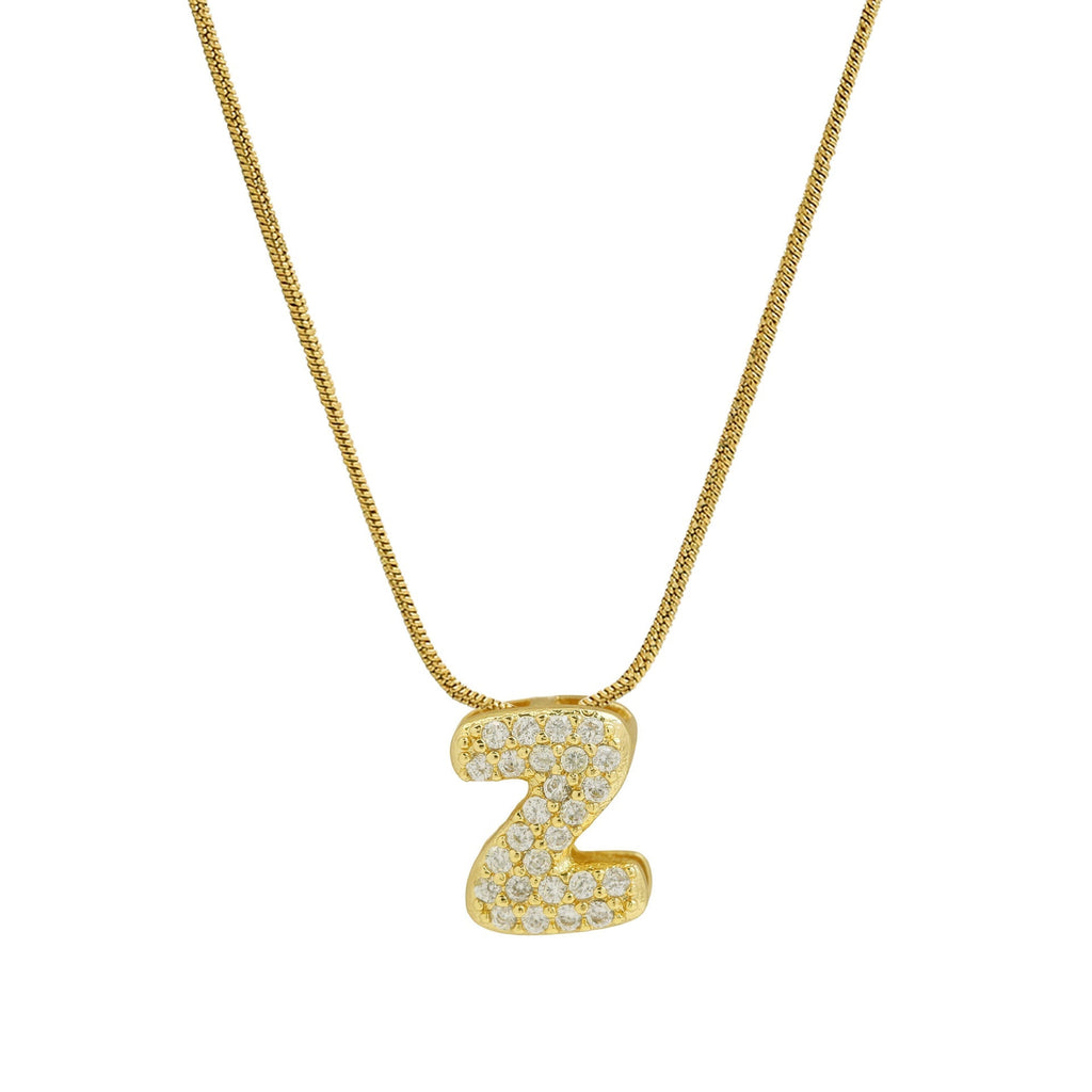 ACOOE 18K Gold Plated DIY 26 Letter Heart Pendant Necklace 04 - ACOOE
