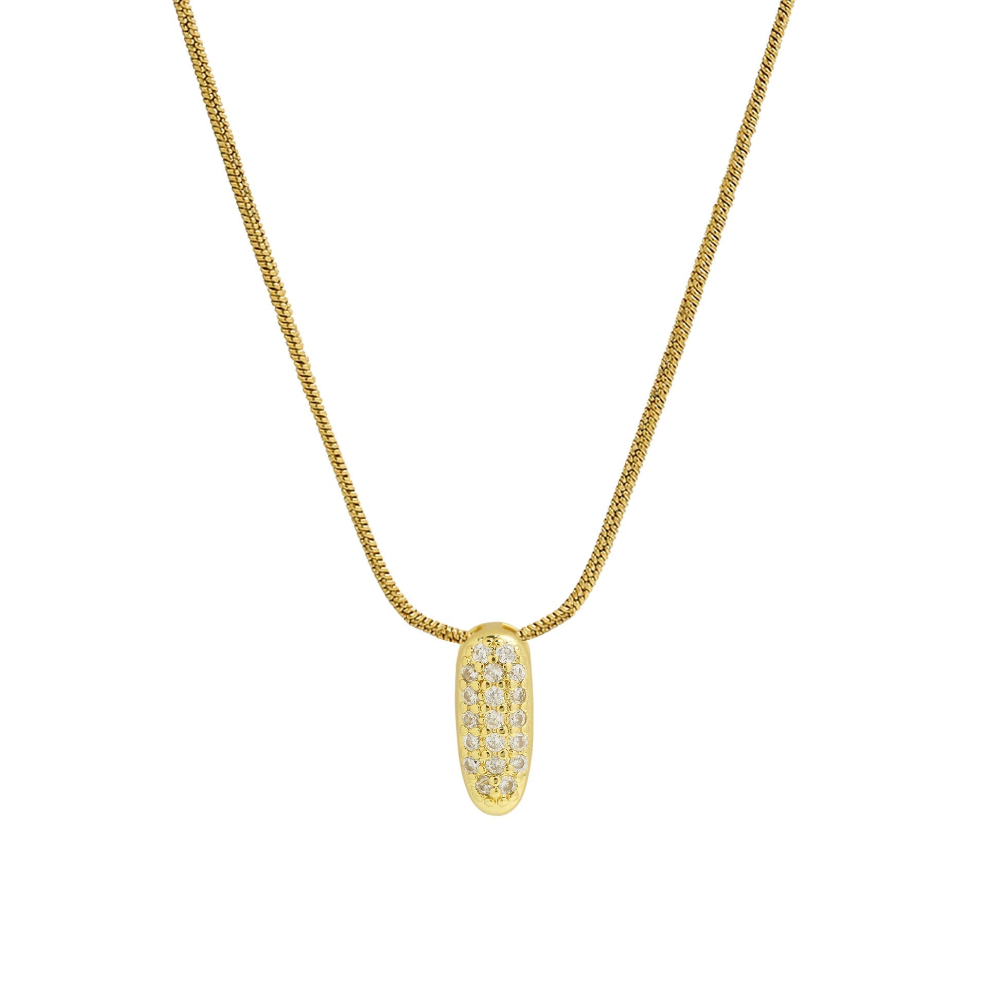 ACOOE 18K Gold Plated DIY 26 Letter Heart Pendant Necklace 04 - ACOOE