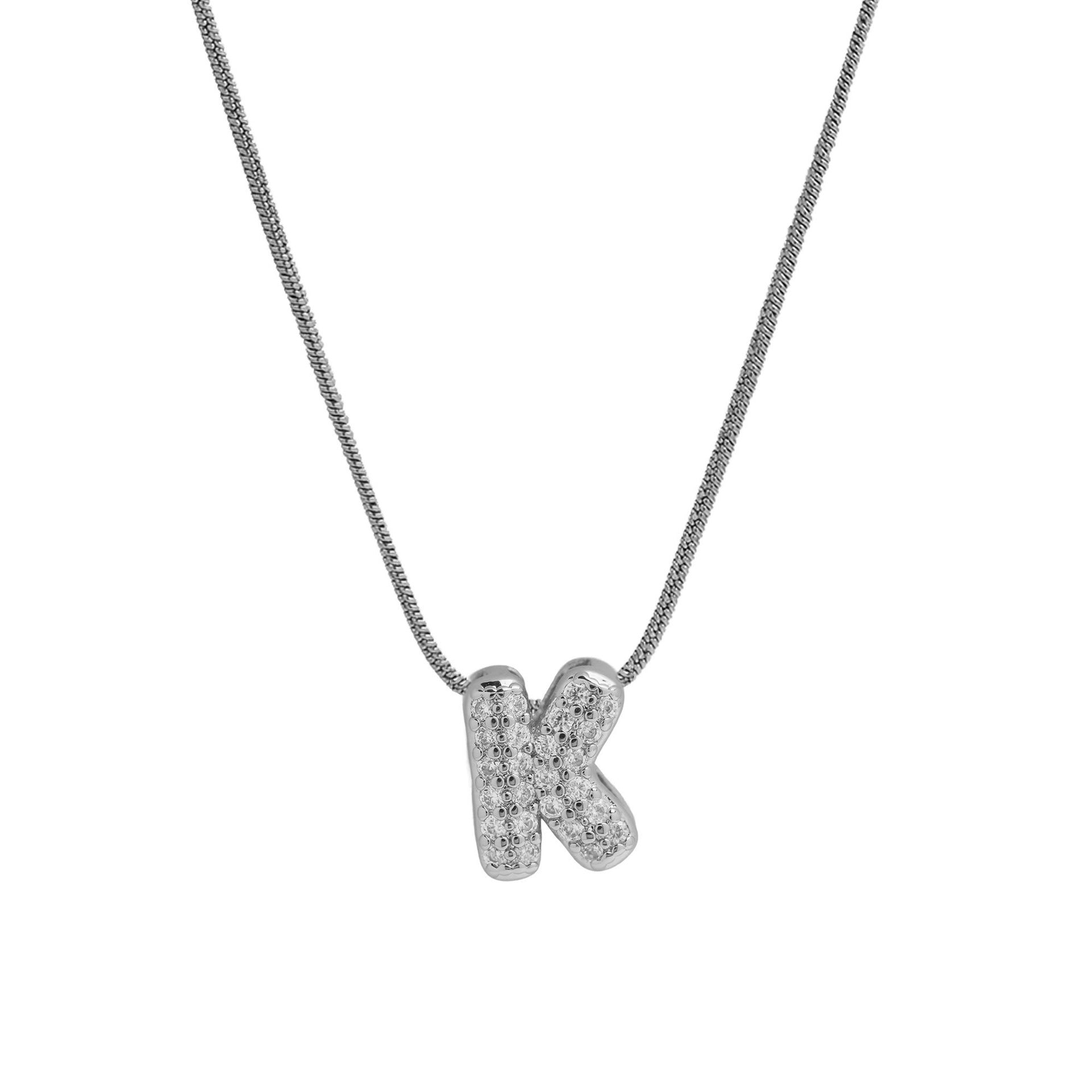 ACOOE 18K Gold Plated DIY 26 Letter Heart Pendant Necklace 04 - ACOOE