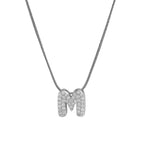 ACOOE 18K Gold Plated DIY 26 Letter Heart Pendant Necklace 04 - ACOOE