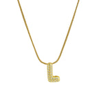 ACOOE 18K Gold Plated DIY 26 Letter Heart Pendant Necklace 04 - ACOOE