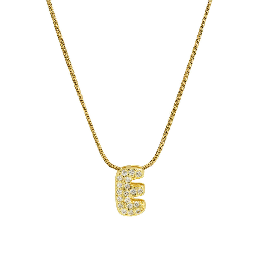 ACOOE 18K Gold Plated DIY 26 Letter Heart Pendant Necklace 04 - ACOOE