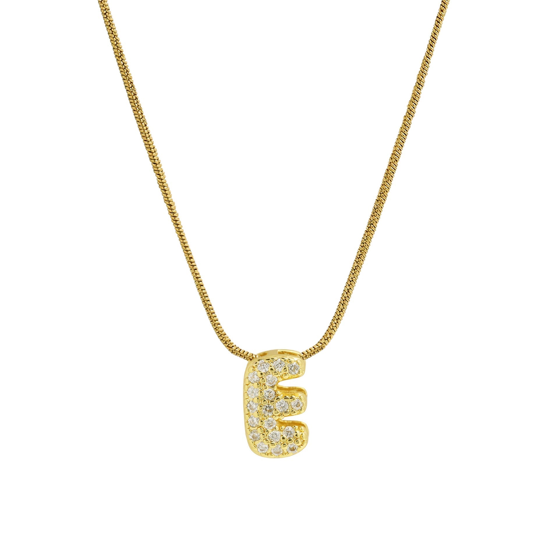ACOOE 18K Gold Plated DIY 26 Letter Heart Pendant Necklace 04 - ACOOE