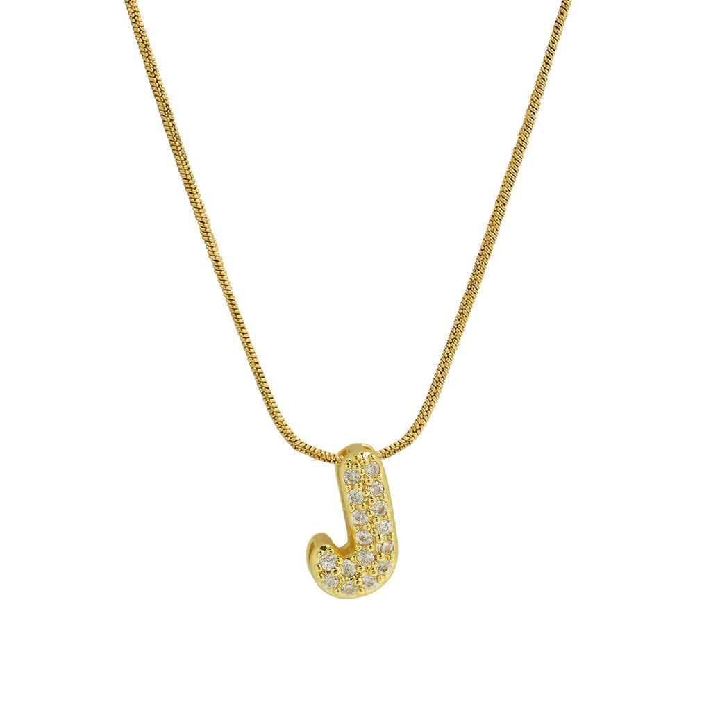 ACOOE 18K Gold Plated DIY 26 Letter Heart Pendant Necklace 04 - ACOOE