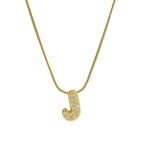 ACOOE 18K Gold Plated DIY 26 Letter Heart Pendant Necklace 04 - ACOOE