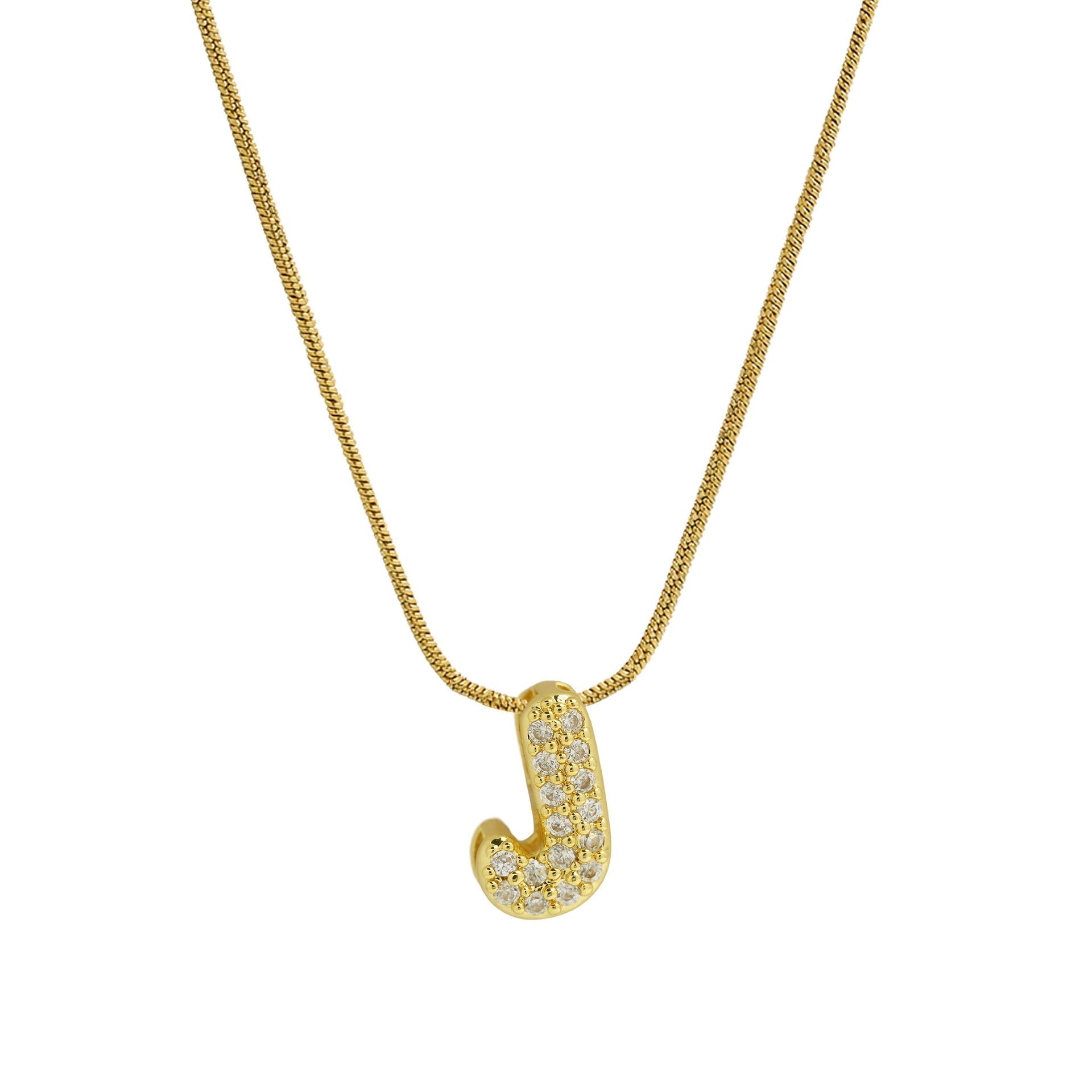 ACOOE 18K Gold Plated DIY 26 Letter Heart Pendant Necklace 04 - ACOOE