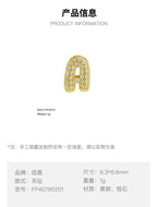 ACOOE 18K Gold Plated DIY 26 Letter Heart Pendant Necklace 05 - ACOOE