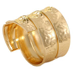 ACOOE 18K Large Glossy Gold Bracelet 05 - ACOOE