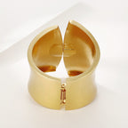ACOOE 18K Large Glossy Gold Bracelet 08 - ACOOE