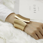 ACOOE 18K Large Glossy Gold Bracelet 08 - ACOOE