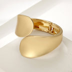 ACOOE 18K Large Glossy Gold Bracelet 09 - ACOOE