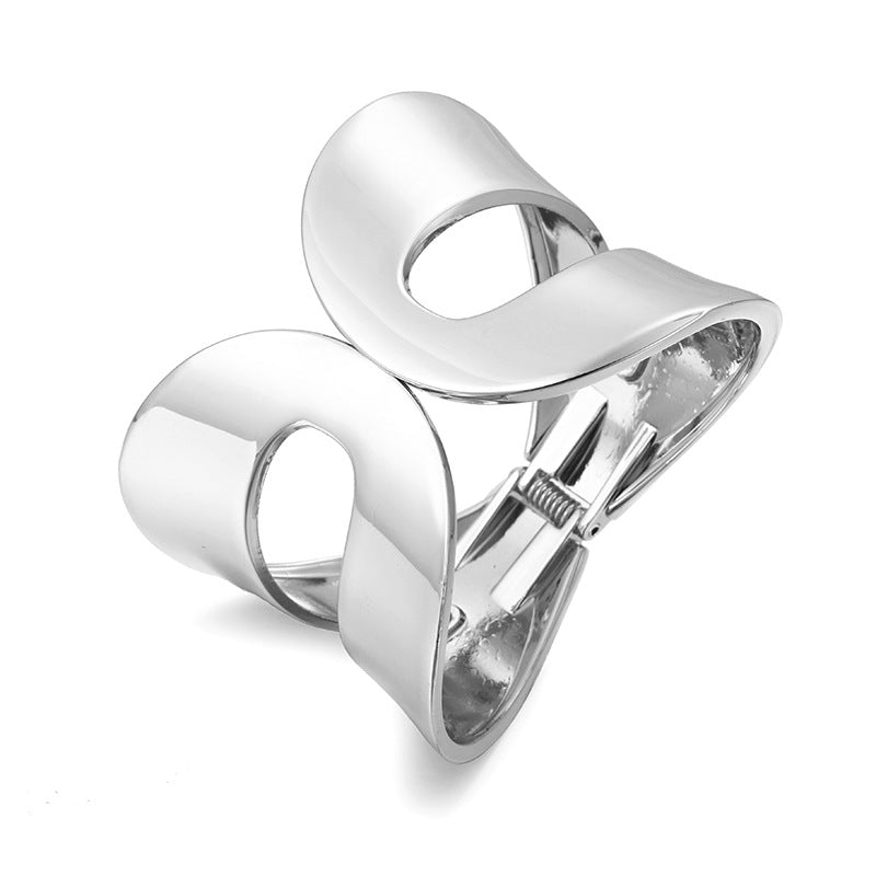 ACOOE 18K Large Glossy Gold Bracelet 11 - ACOOE