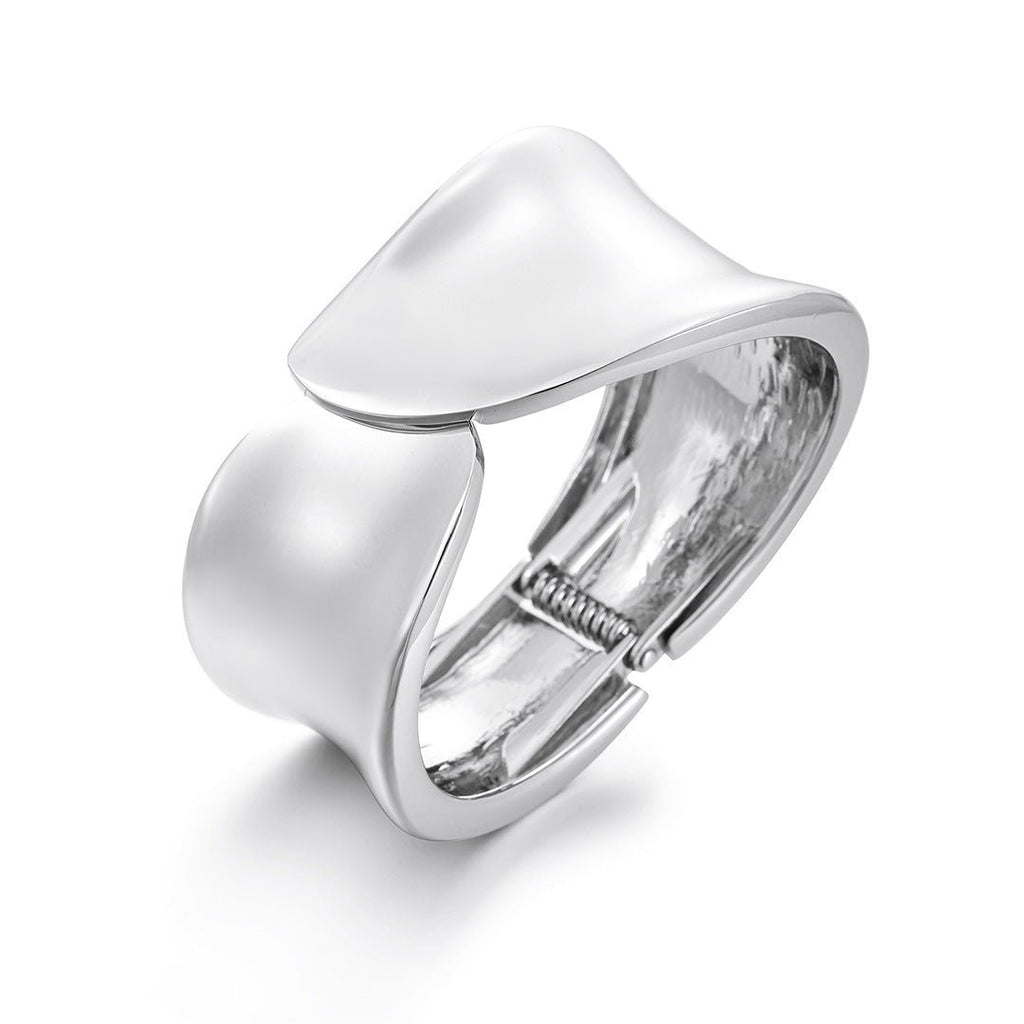 ACOOE 18K Large Glossy Gold Bracelet 12 - ACOOE