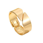 ACOOE 18K Large Glossy Gold Bracelet - ACOOE