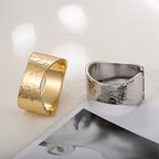 ACOOE 18K Large Glossy Gold Bracelet 17 - ACOOE