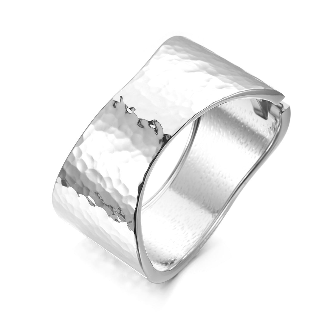 ACOOE 18K Large Glossy Gold Bracelet 17 - ACOOE