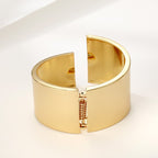 ACOOE 18K Large Glossy Gold Bracelet 22 - ACOOE
