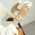 ACOOE 18K Large Glossy Gold Bracelet 27 - ACOOE