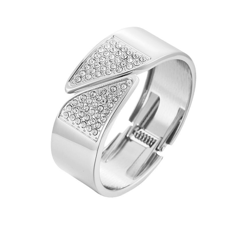 ACOOE 18K Large Glossy Gold Bracelet 27 - ACOOE