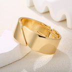 ACOOE 18K Large Glossy Gold Bracelet - ACOOE