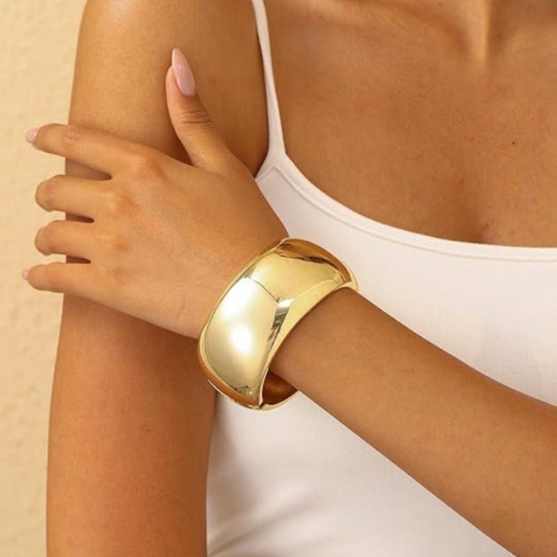 ACOOE Chunky Gold Bangle Bracelets 01 - ACOOE